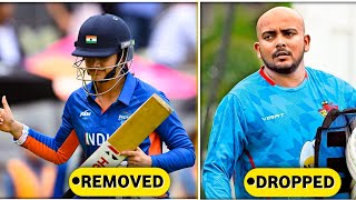 BREAKING Cricket Removed From commonwealth games Prithvi Shaw Dropped shubaman gill new odi rule [upl. by Orgalim]