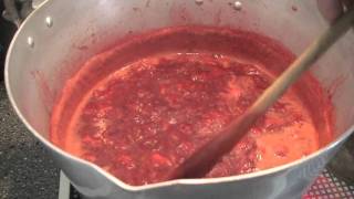 How to make strawberry and gooseberry jam [upl. by Atinet]