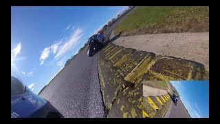 Yamaha R1 OnBoard Nogaro 2018  Canepa amp Di Meglio 1288 [upl. by Nylimaj]