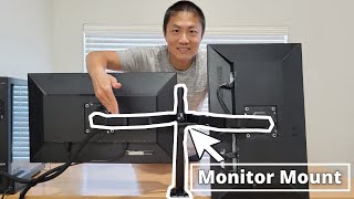 Best Dual Monitor Desk Mount Under 30  ErGear Unboxing Installation amp Review [upl. by Vachel217]