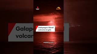 Galapagos Island volcano erupts [upl. by Kania]