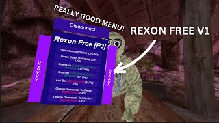 THIS MENU HAS A BAN GUN REXON FREE V1 first SteamVR Video [upl. by Harad]