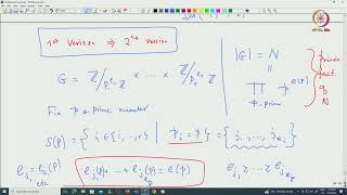 Lec 56 Proof of the structure theorem for finite abelian groups continued [upl. by Llertram947]