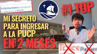 ¡ASÍ INGRESÉ A LA PUCP GUÍA PASO A PASO [upl. by Esiuole]