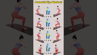 Powerful Hips Workout shorts viral bellyfatloss hipworkout [upl. by Yauq]