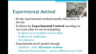 Research Methods for Psychology  IV DV Aims Hypotheses [upl. by Harrington]