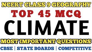 Best MCQ Class 9 Climate  Geography MCQ Class 9  Class 9 Climate  Class9 Geography class9mcq [upl. by Naihr]