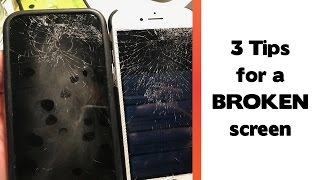 3 Things To Do After Breaking A Smartphone Screen [upl. by Roosnam]