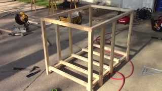 How to build a doghouse using lightweight framing part 1 [upl. by Ytrebil]