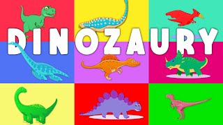 Dinozaury dla dzieci  Poznaj nazwy dinozaurów  Zagadki dla dzieci [upl. by Lolande]