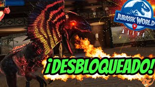 ¡REFRENANTEM Desbloqueado – ANÁLISIS del APEX de fuego – Jurassic World Alive  Actualización 210 [upl. by Nillor624]