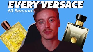 Every Versace Cologne in 60 Seconds 🔥 [upl. by Sitoiganap953]