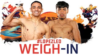 Venado Lopez vs Angelo Leo  WEIGHIN [upl. by Nnil]