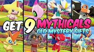 Get 9 Shiny amp Mystery Gift Mythical Pokemon EXCLUSIVE to Sword and Shield [upl. by Synned]