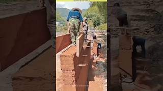 How village people make mud houses attractive and durable। shorts experiment [upl. by Paten]