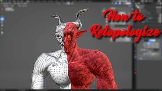 Master Retopology How to Retopo [upl. by Yttam]