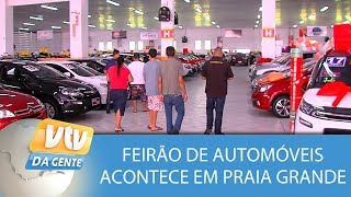 Feirão de automóveis acontece em Praia Grande [upl. by Atilam]