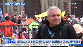 Peregrinos de Atlacomulco llegan a la Basílica de Guadalupe  Noticias con Francisco Zea [upl. by Dekow]