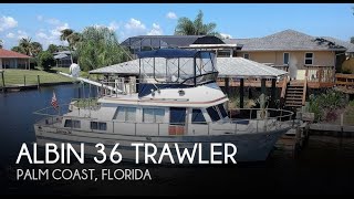 SOLD Used 1988 Albin 36 Trawler in Palm Coast Florida [upl. by Emelita]