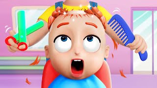 Babys First Haircut Song ✂️ Hair cutting cartoon  More Bibiberry Nursery Rhymes amp Kids Songs [upl. by Aiepoissac842]