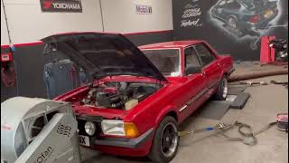 MK 5 Cortina with 20 Zetec conversion being tuned [upl. by Georas]