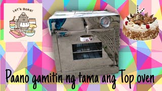 STAINLESS OVEN  STAINLESS TOP OVEN STOVE HOW TO USE IT  TOP OVEN STOVE KUNG PAANO ITO GAMITIN [upl. by Fia]