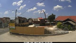 Construction de la maison Moovment en timelapse par Gardavaud Habitations [upl. by Maurilia]