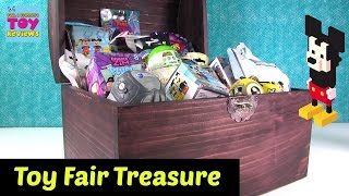 Toy Fair Treasure Chest Unboxing Hatchimals Disney Emoji Slitherio  PSToyReviews [upl. by Eedna]