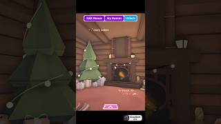 adopt me christmas cabin ੈ✩‧₊˚ roblox adoptme shorts [upl. by Enela591]