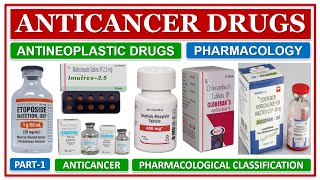 ANTICANCER DRUGS ANTINEOPLASTIC DRUGS MEDICINES USE TO TREAT CANCERPHARMACOLOGICAL CLASSIFICATION [upl. by Aihsetan]