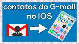 Como sincronizar seus contatos do Google Gmail com o seu ipod touch iphone ou ipad [upl. by Nnylram377]