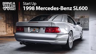 1998 MercedesBenz SL600 RENNtech SL74 Startup  Bring a Trailer [upl. by Eillime518]