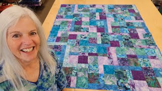 EASY quotSerenityquot Patchwork Quilt [upl. by Kcirdet]