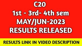 C20 1st  3rd 4th sem MAYJUN2023  supply  regular RESULTS RELEASED  ap sbtet  diploma [upl. by Alain]