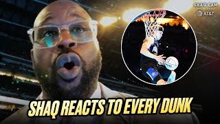 Shaq Reacts to 2024 NBA Slam Dunk Contest  SHAQ CAM [upl. by Schertz]