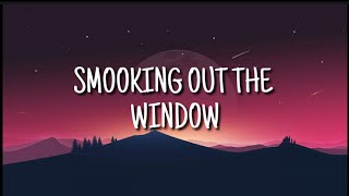 Smoking Out The Window  Bruno Mars Ft Anderson Paak Lyrics [upl. by Cordier29]