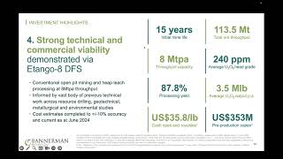 6th Shaw and Partners Uranium Conference Sep 2024 – Bannerman Energy BMN [upl. by Wearing538]