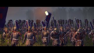 Siege of Kawagoe Castle 1545  Total War Shogun 2 historical battle in cinematic 河越城の戦い [upl. by Cameron516]