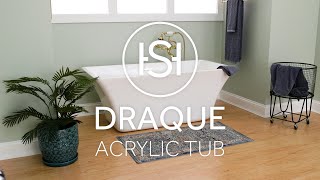 Minimalistic Comfort – The Draque Acrylic Freestanding Tub [upl. by Azral]