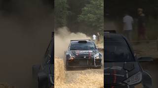 Toyota GR Yaris RALLY 2 Launch amp Finish 🦅💥 [upl. by Aneelak]