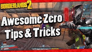 Borderlands 2  Awesome Zero Tips And Tricks [upl. by Adnohsak962]