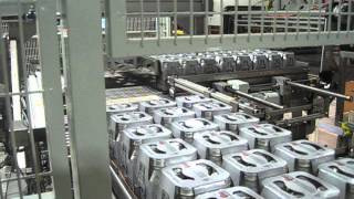 Molson Coors Toronto brewery robotic palletizer [upl. by Zurheide]