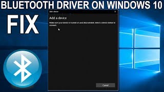 Bluetooth Device Not Recognizing or Not Connecting New Devices Windows 10 or 8 Fix 2019 Tutorial [upl. by Nauj573]