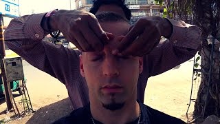 030 Razor Shave  Indian Street Barber Ahmedabad [upl. by Burra962]