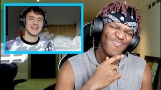 Reacting to KSI reacting to my quotINSECUREquot DISS TRACK [upl. by Enelrihs213]