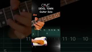 Devil Town Guitar Solo Guitar Tab [upl. by Haimrej]