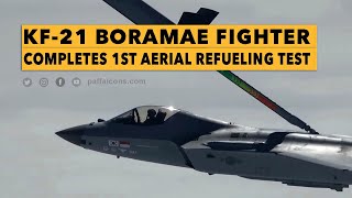 South Koreas KF21 Boramae fighter jet successfully completes 1st aerial refueling test [upl. by Oirasec]