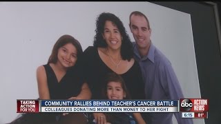 Hernando school rallys around teacher with cancer [upl. by Aowda423]