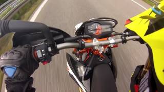 KTM SMCR 690  Top Speed  41 PS  LeoVince LVOne Evo [upl. by Tam621]