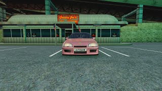 Lotus Carlton at the GTA III Diner  BeamNG 4K [upl. by Yann390]